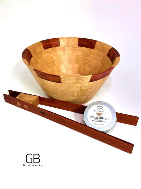 Hand turned wooden bowls